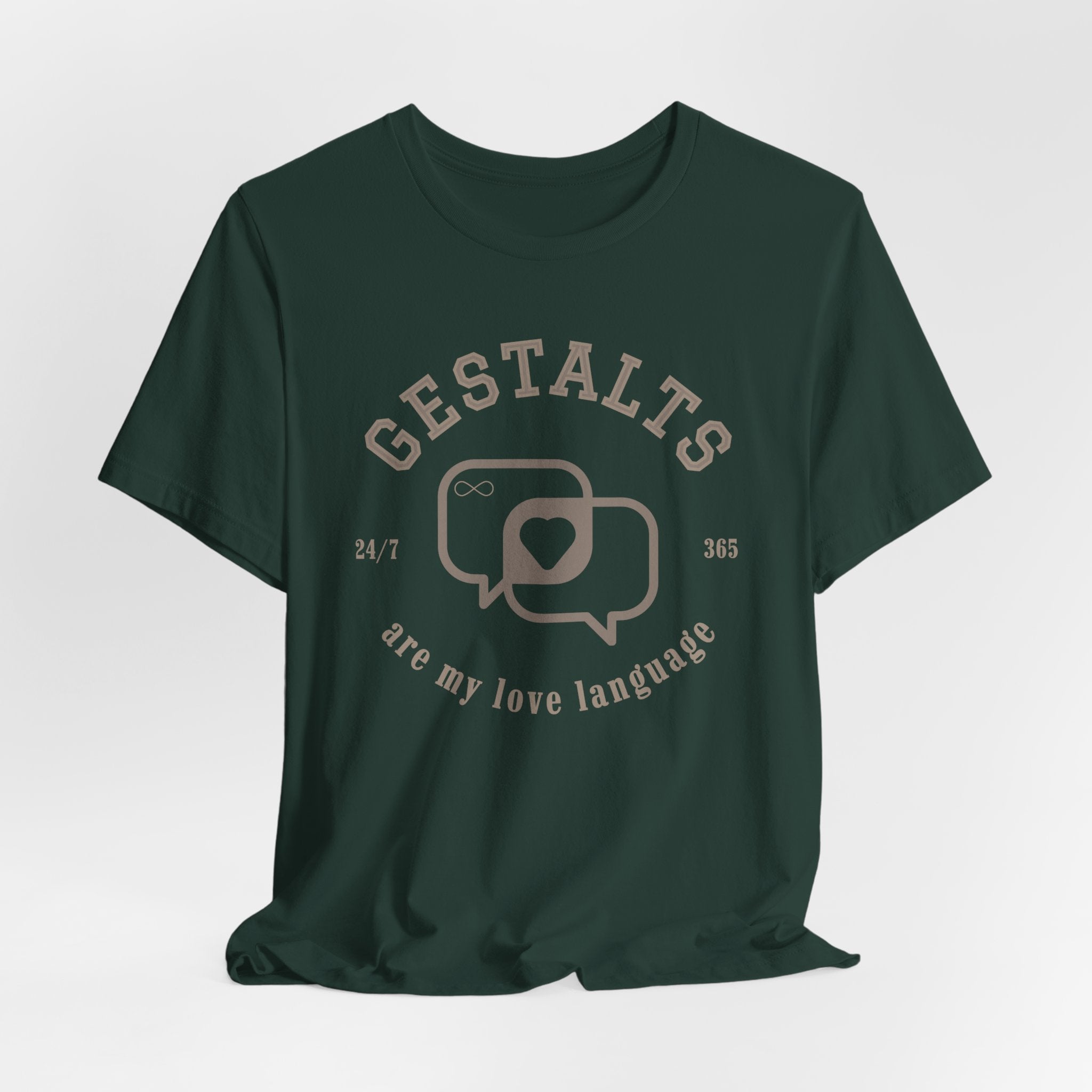 Gestalts Love Language Unisex Jersey Short Sleeve Tee