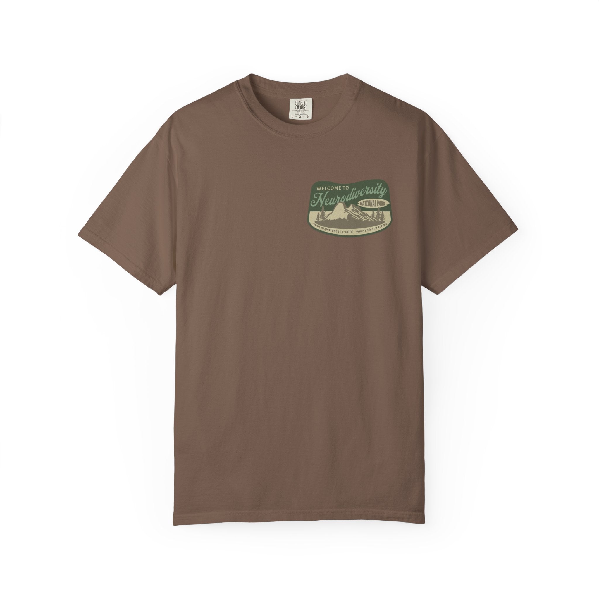 Neurodiversity National Park Unisex Garment-Dyed T-shirt
