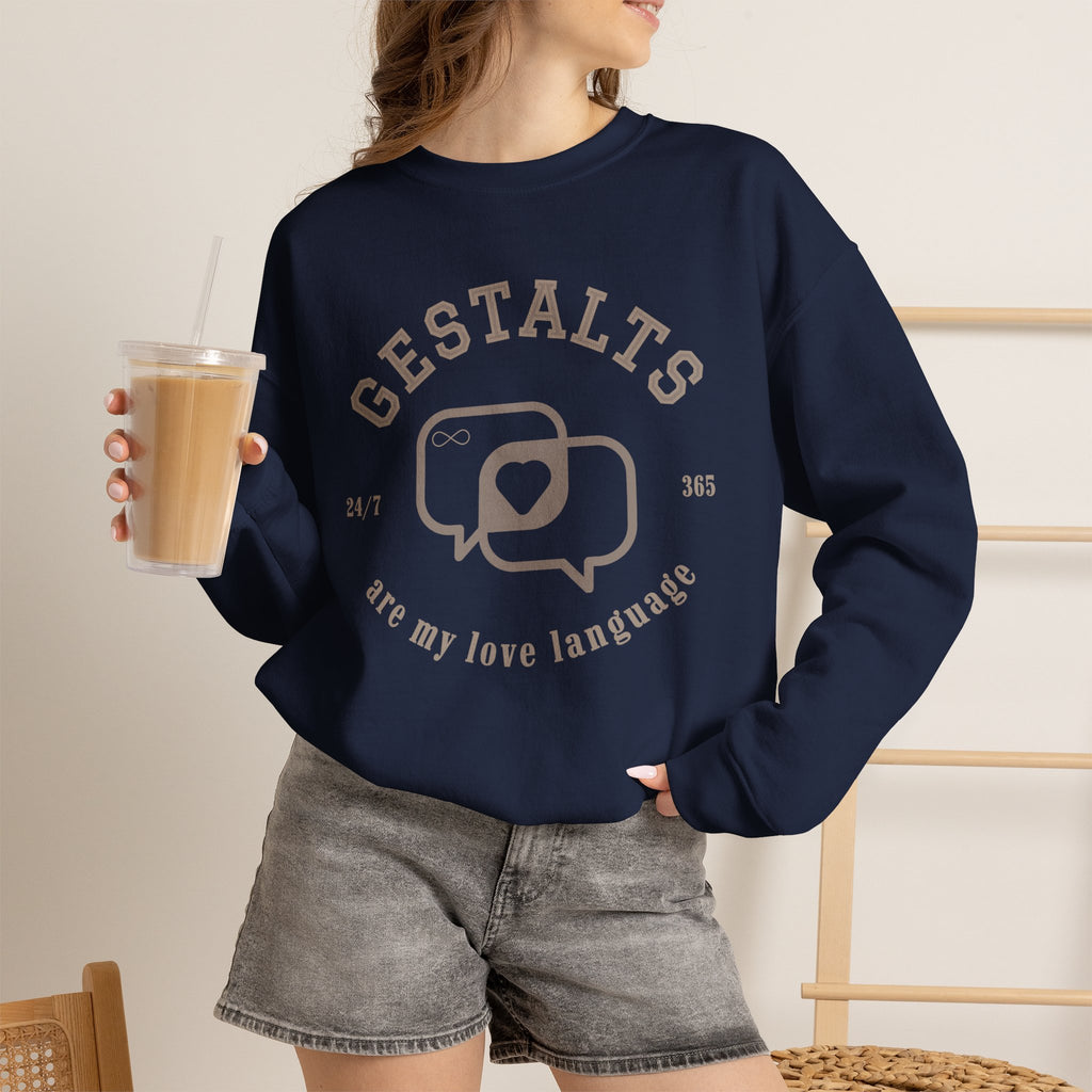 Gestalts Love Language Unisex Crewneck Sweatshirt