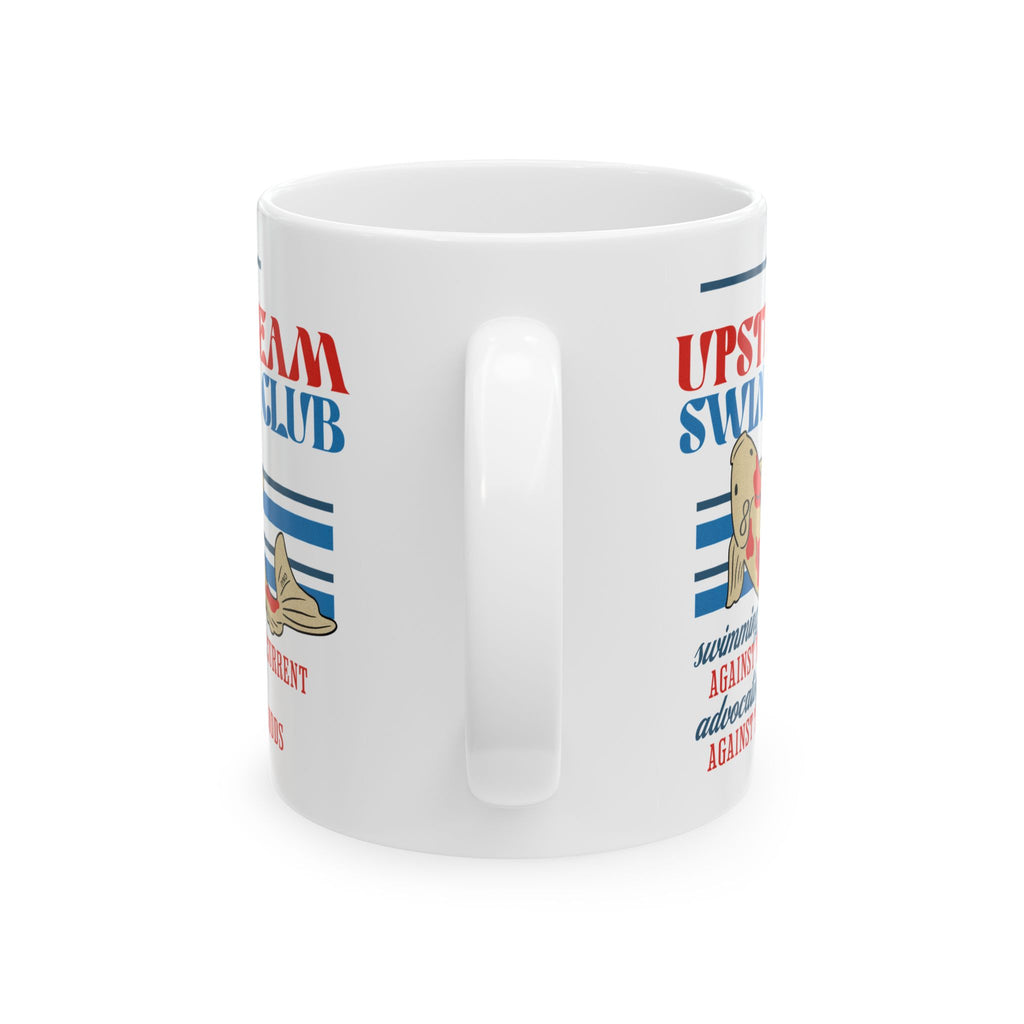Upstream Swim Club 11 oz. Ceramic Mug