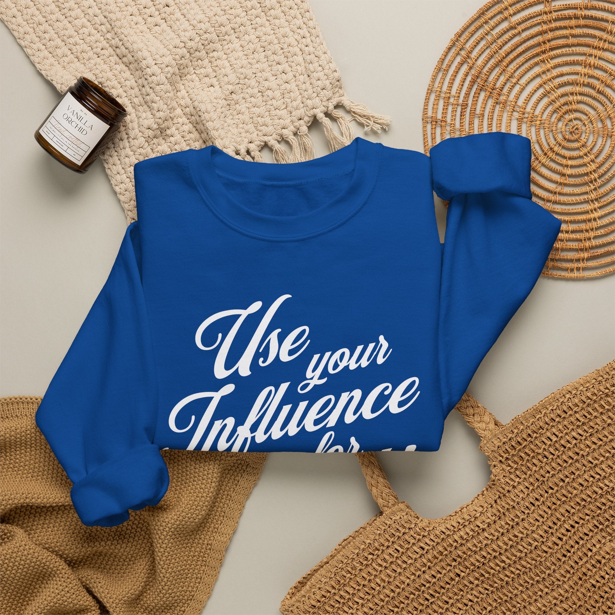 Use Your Influence For Good Unisex Heavy Blend™ Crewneck Sweatshirt