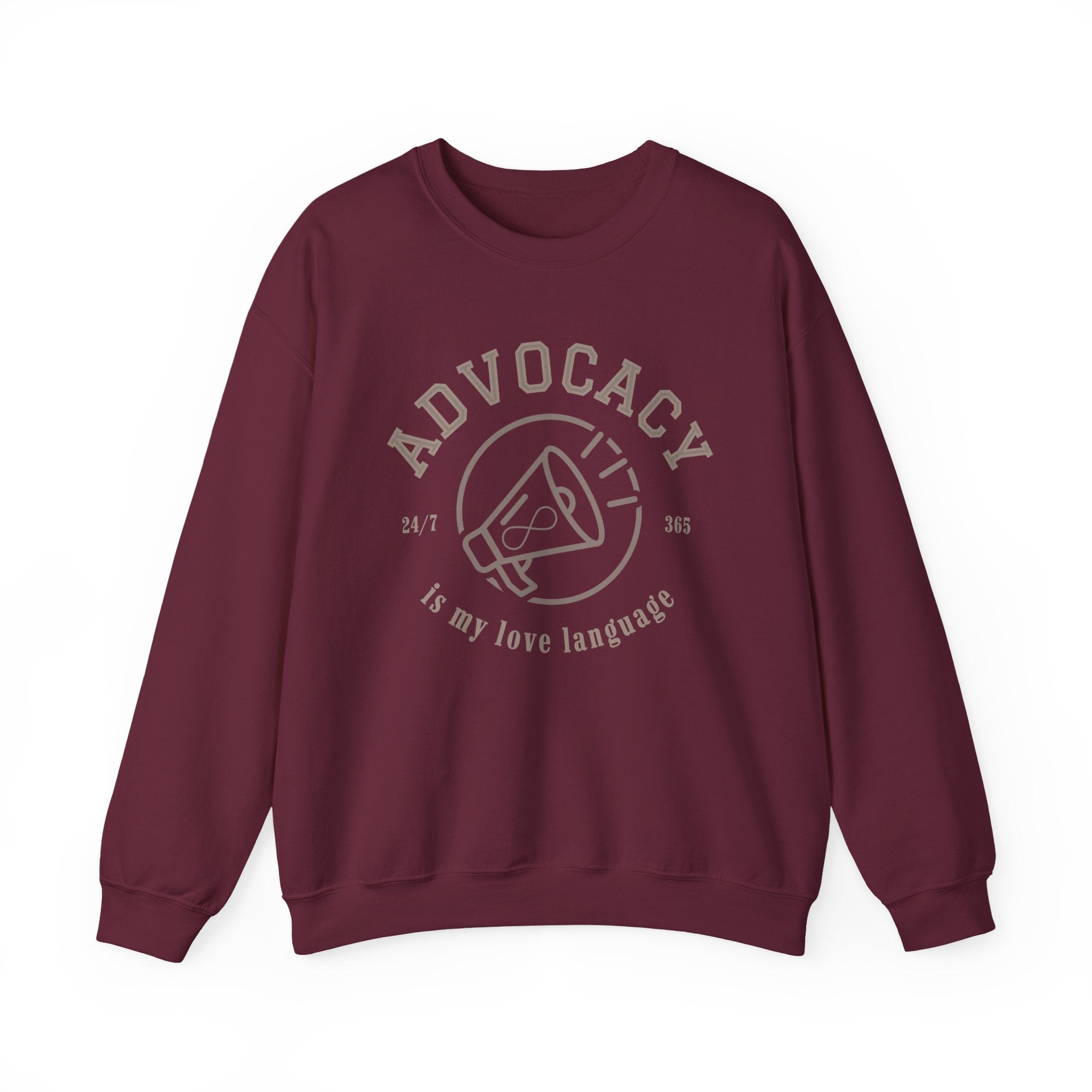 Advocacy Love Language Unisex Crewneck Sweatshirt