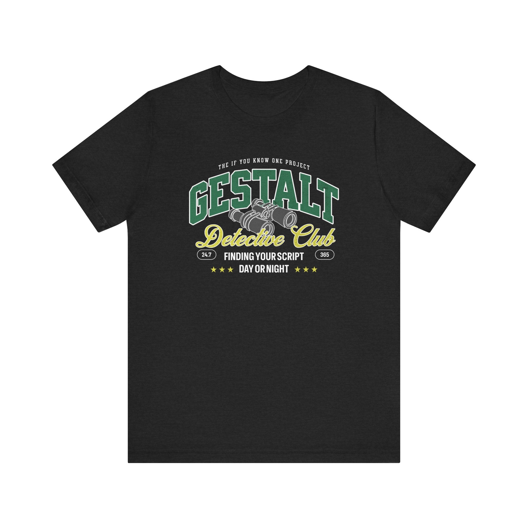 Gestalt Detective Club Unisex Jersey Short Sleeve Tee