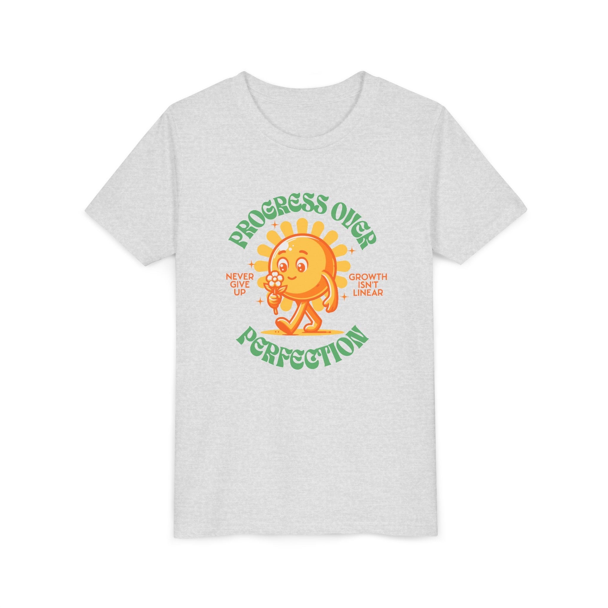 Progress Over Perfection Youth Short Sleeve Tee