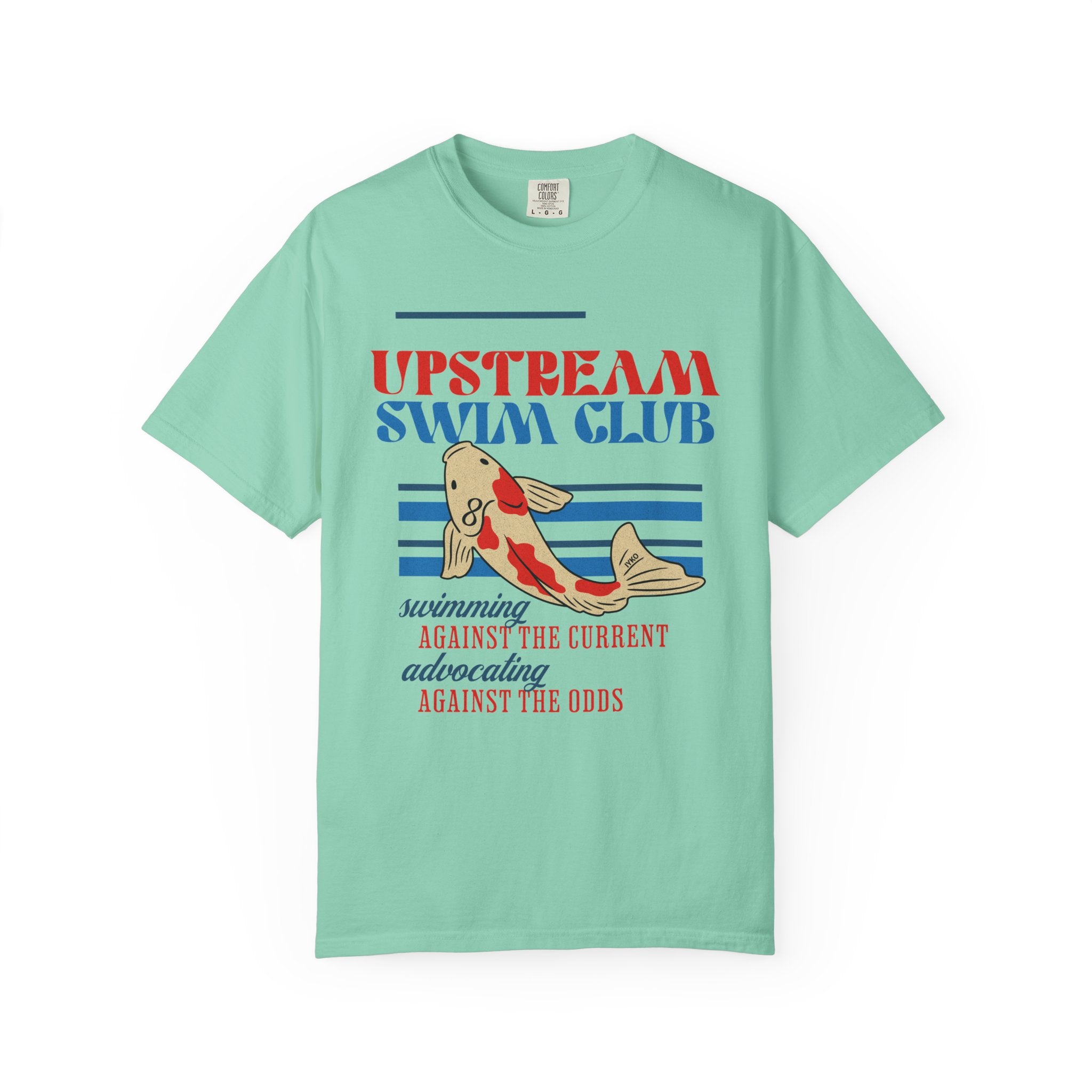 Upstream Swim Club Unisex Garment-Dyed T-shirt