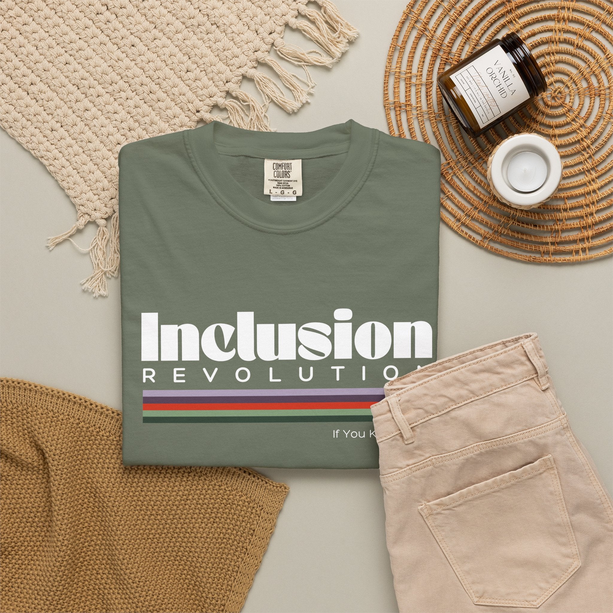 Inclusion Revolution Unisex Garment-Dyed T-shirt