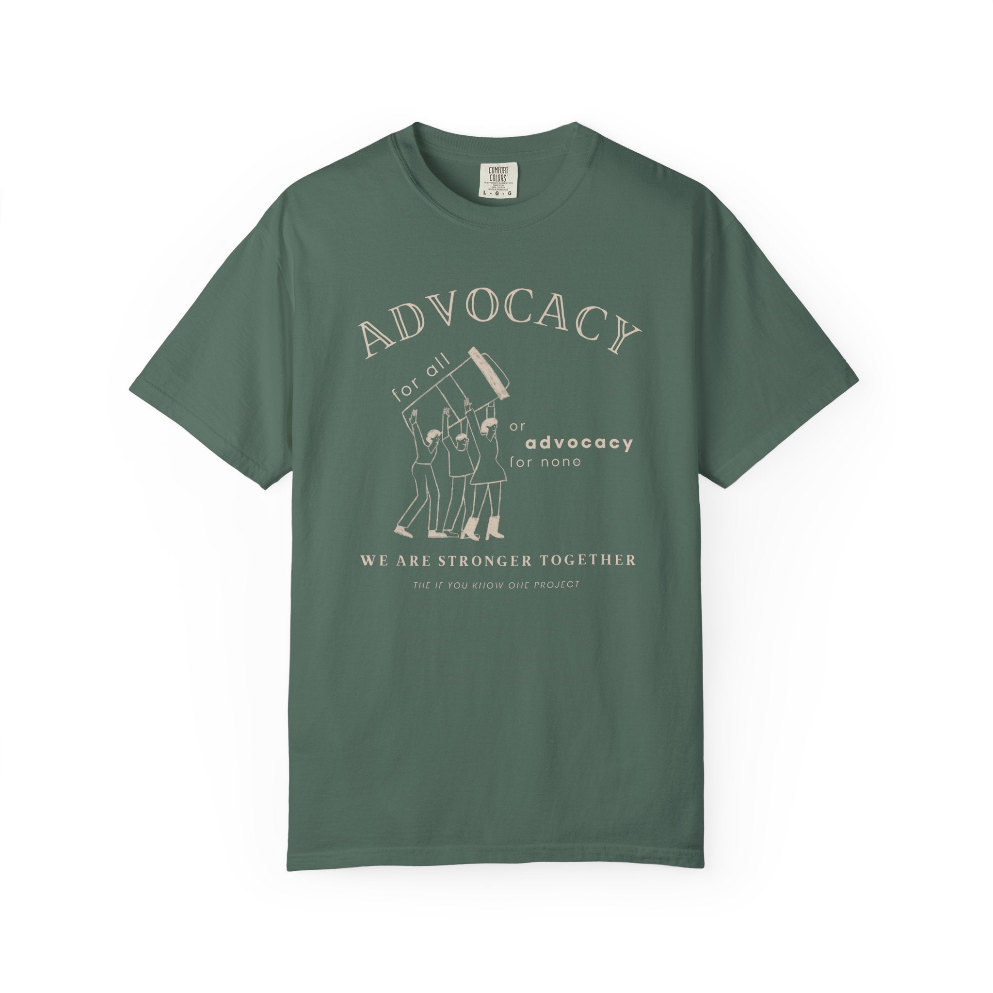 Advocacy For All Unisex Garment-Dyed T-shirt