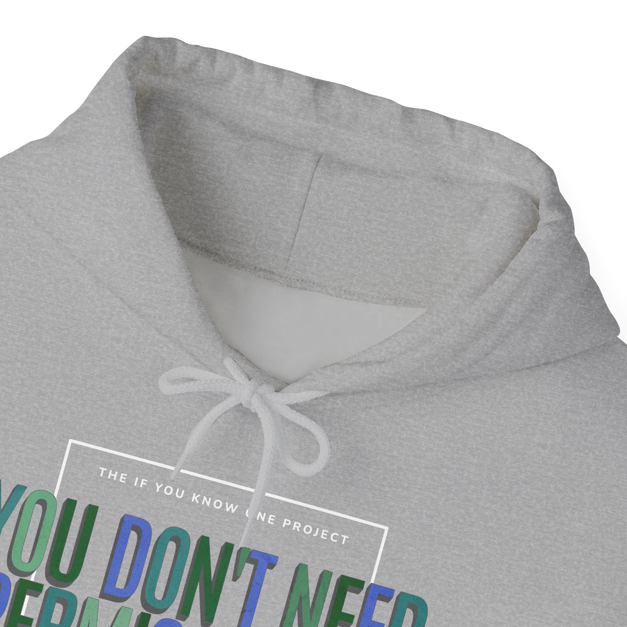 You Don't Need Permission To Exist Outside The Box Unisex Heavy Blend™ Hooded Sweatshirt