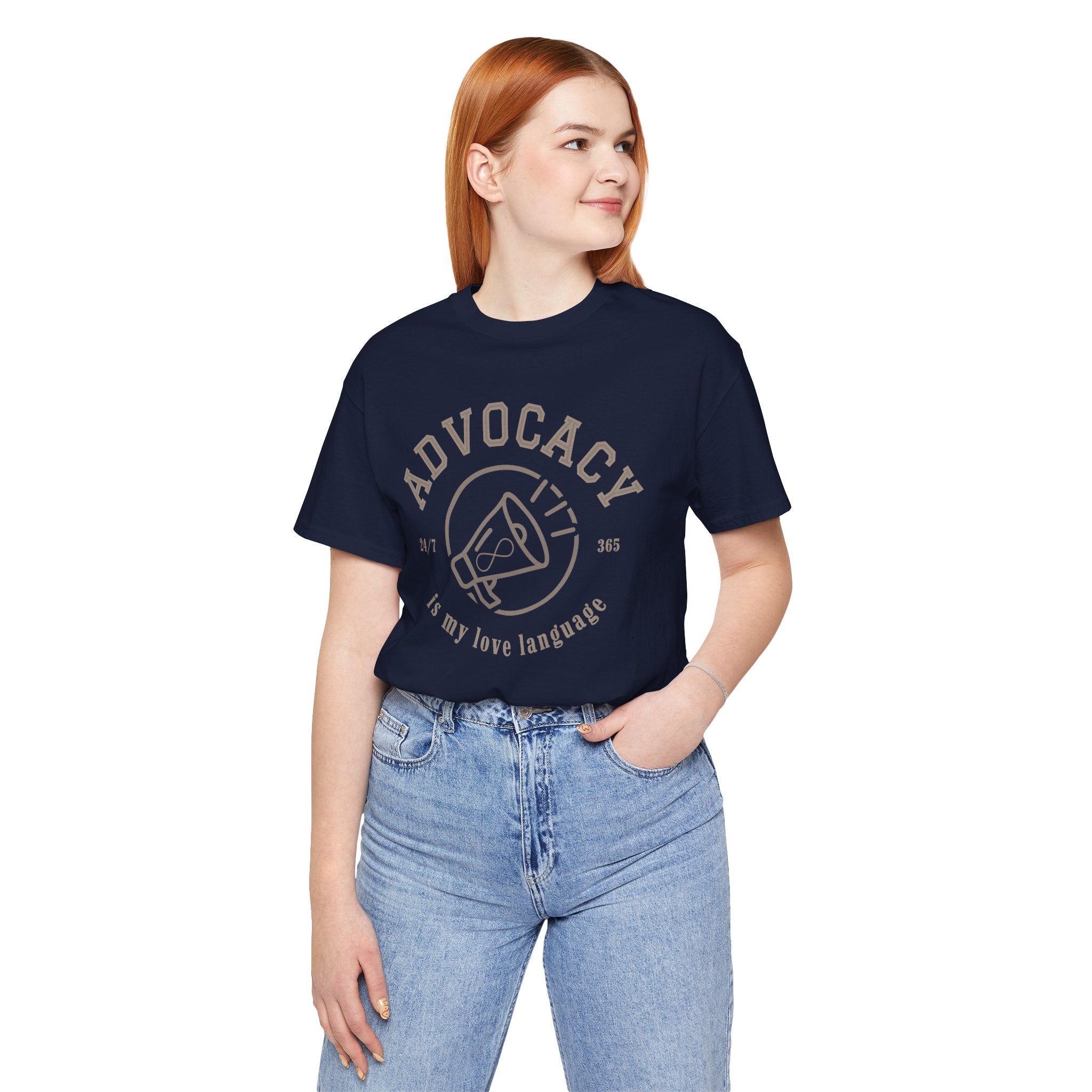 Advocacy Love Language Unisex Jersey Short Sleeve Tee