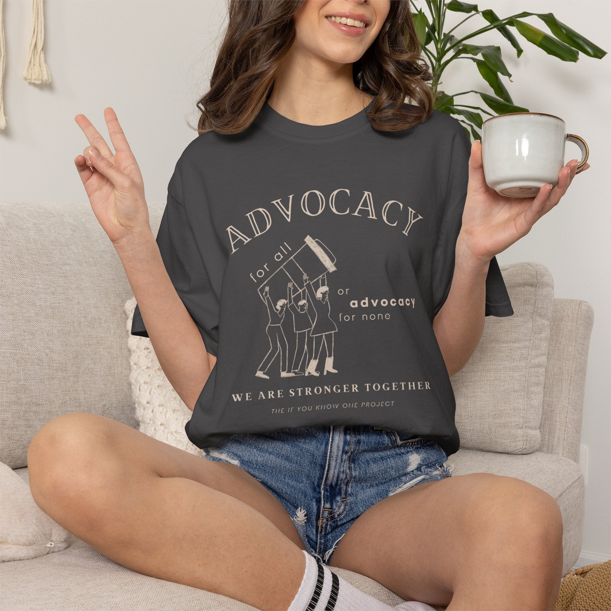 Advocacy For All Unisex Garment-Dyed T-shirt
