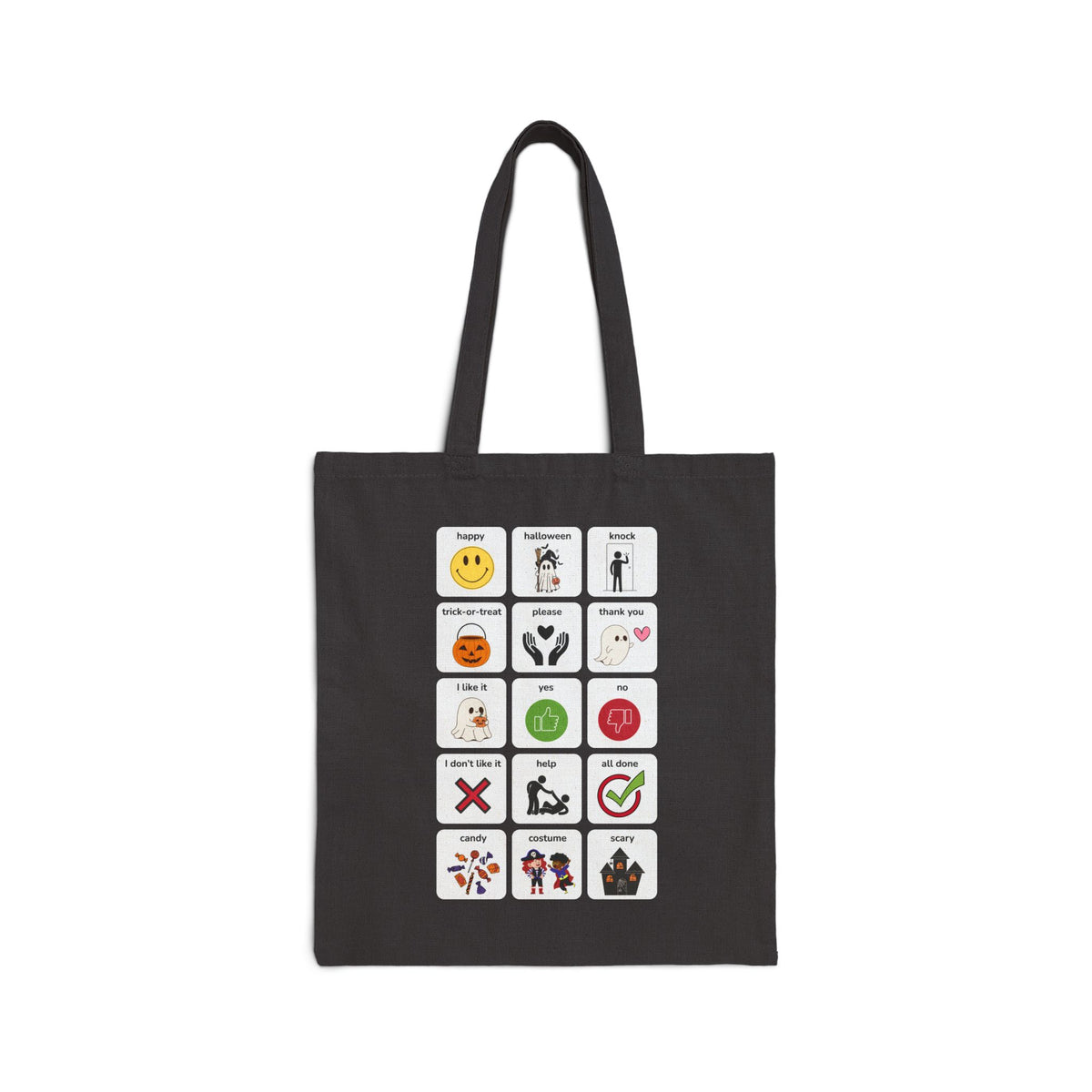 AAC Trick or Treat Cotton Canvas Tote Bag