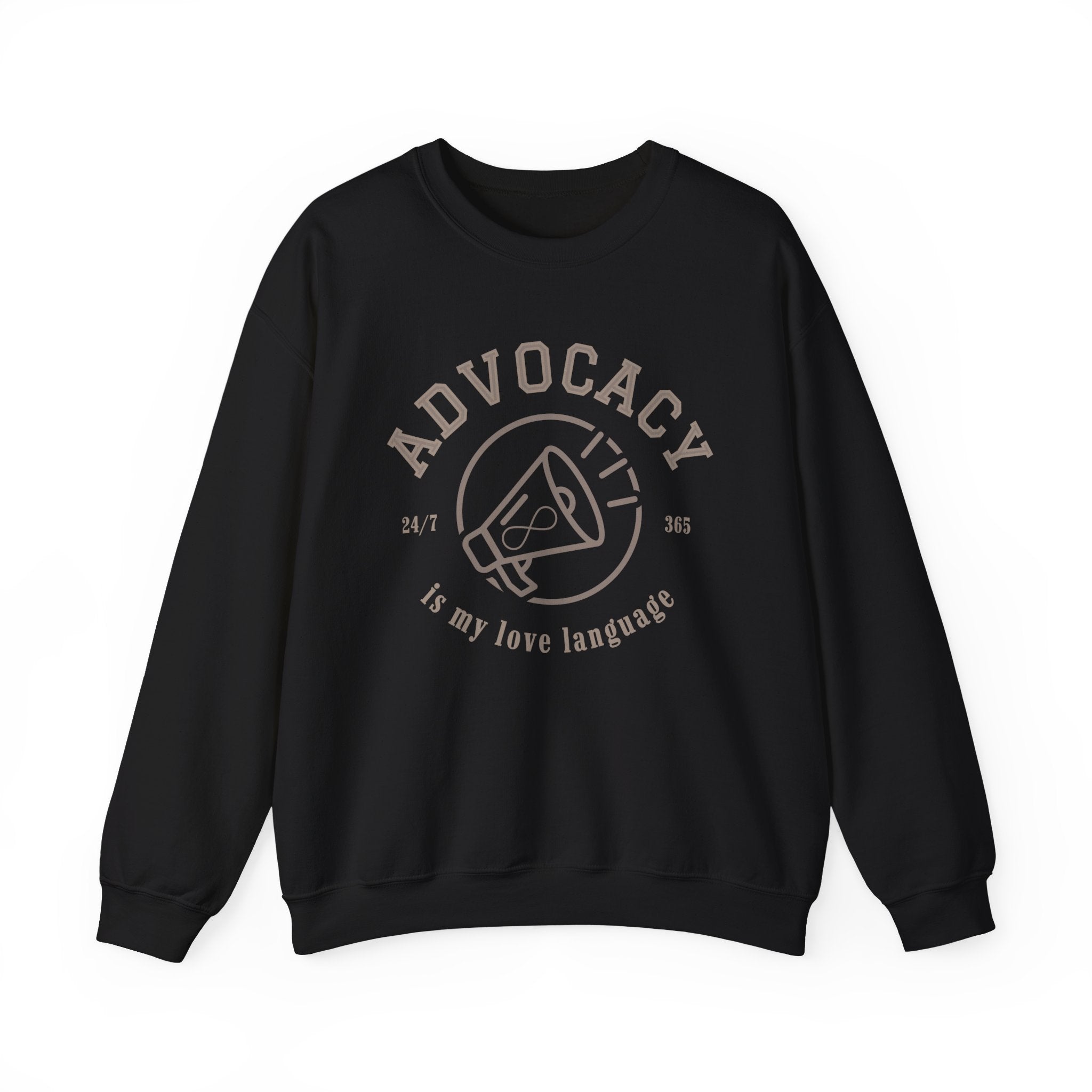 Advocacy Love Language Unisex Crewneck Sweatshirt