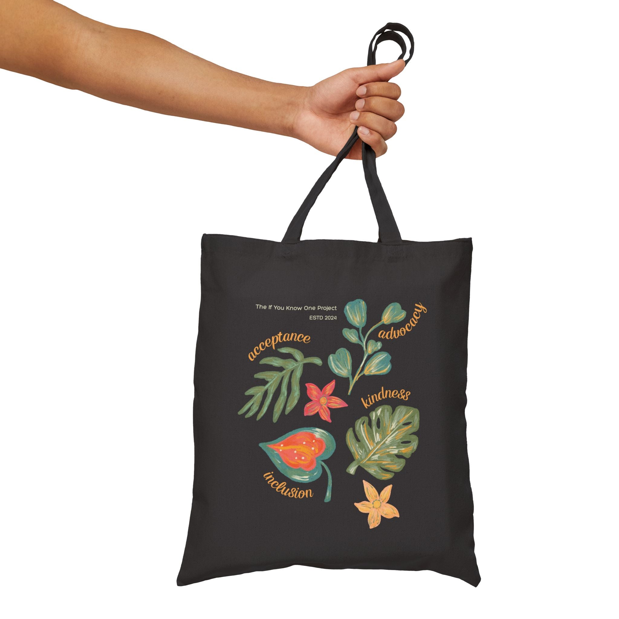 Neuroaffirming Vibes Cotton Canvas Tote Bag