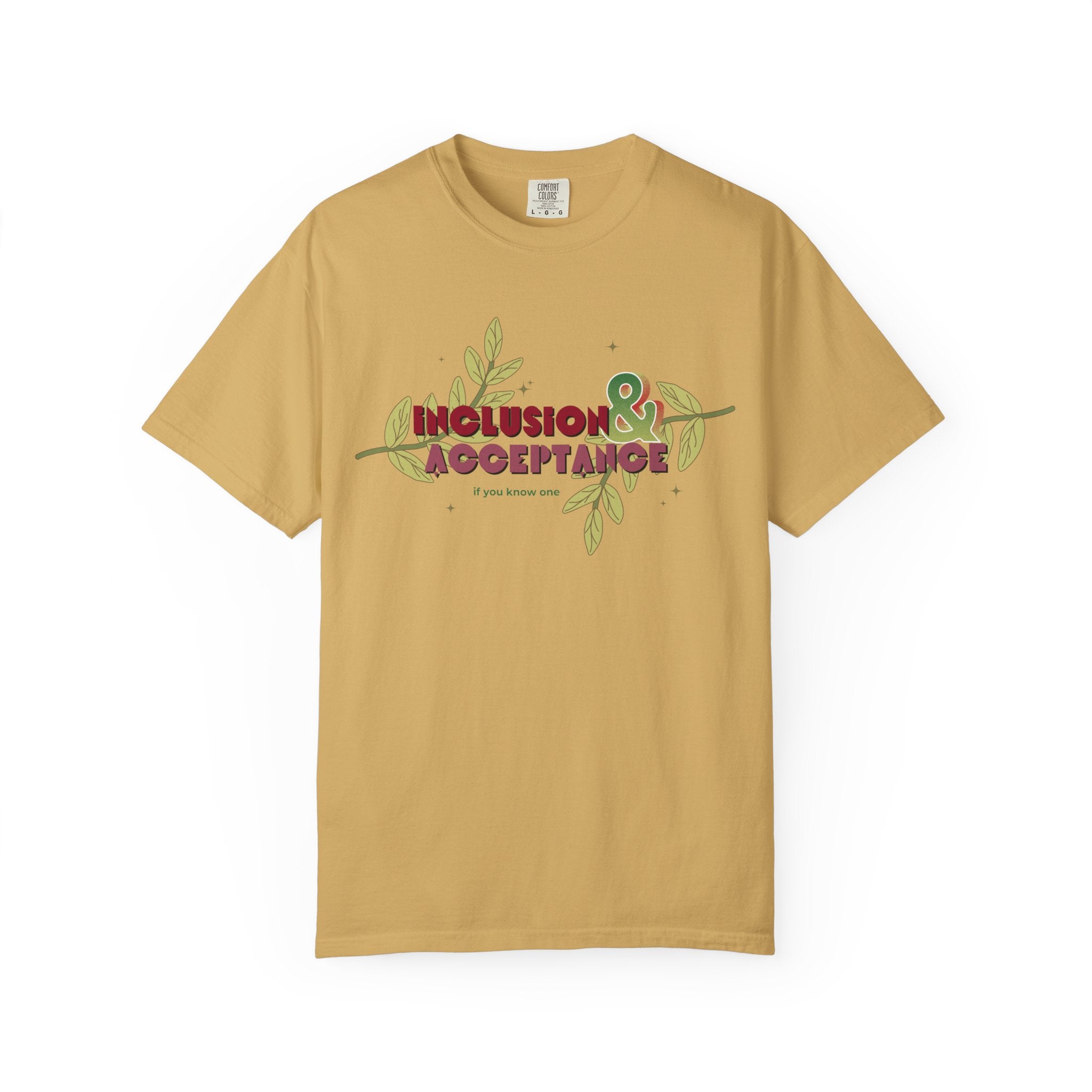 Inclusion & Acceptance Unisex Garment-Dyed T-shirt
