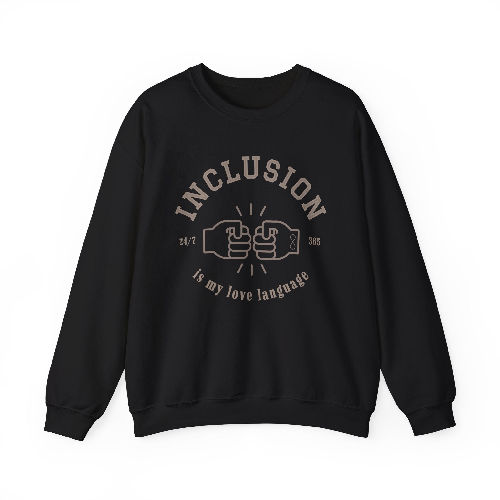 Inclusion Love Language Unisex Crewneck Sweatshirt