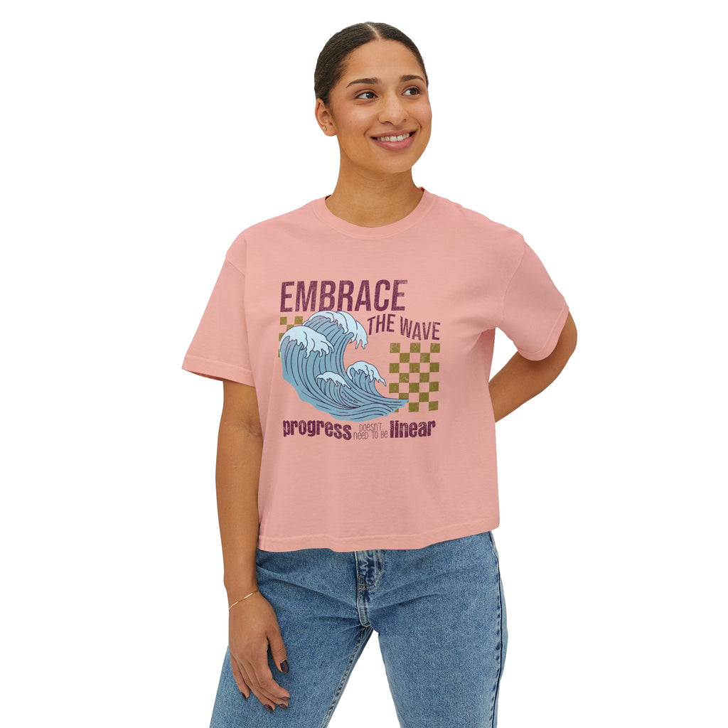 Boxy Embrace The Wave Comfort Colors