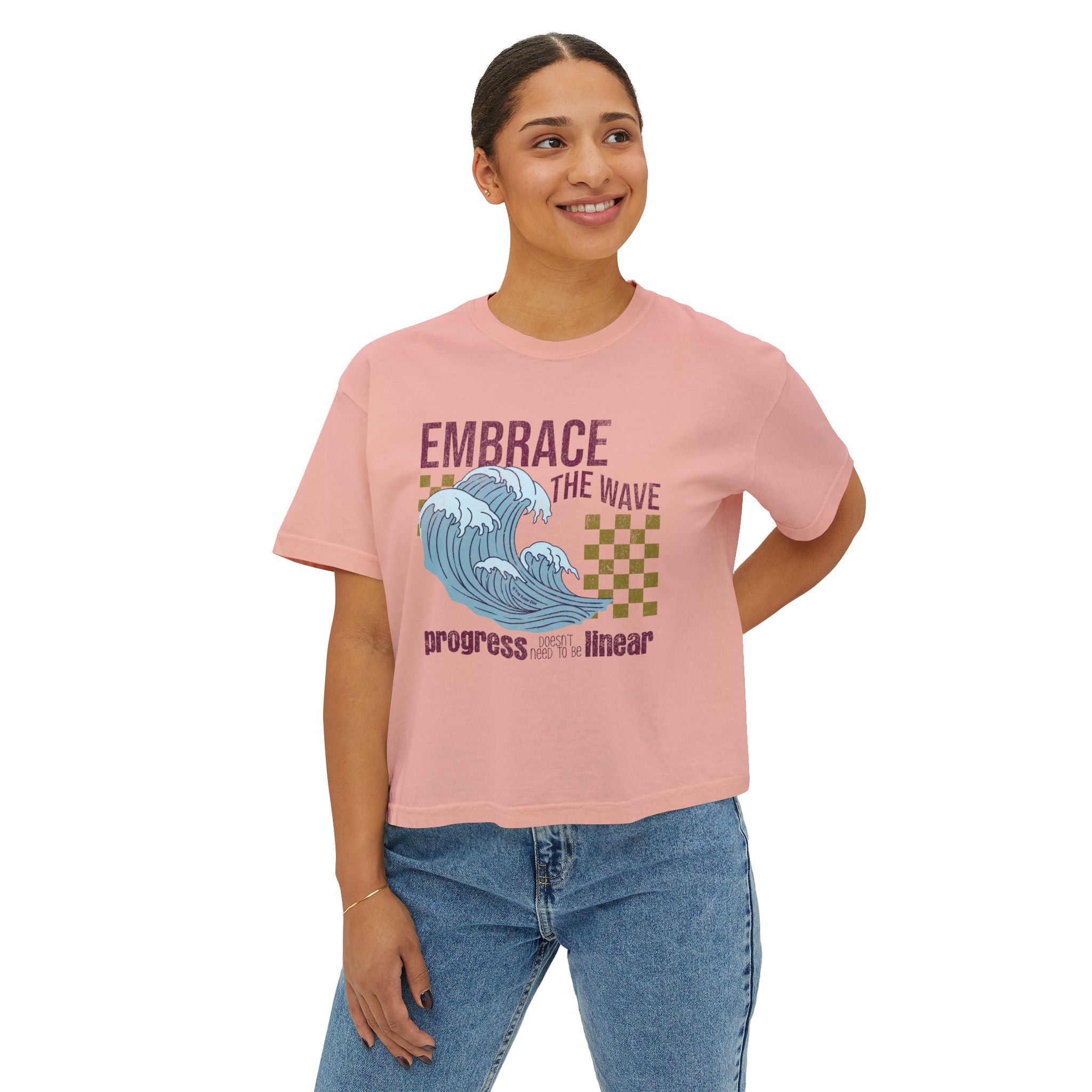 Boxy Embrace The Wave Comfort Colors
