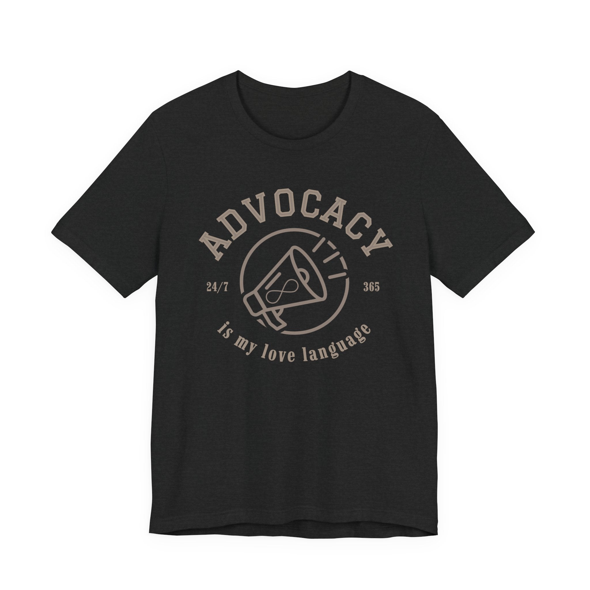 Advocacy Love Language Unisex Jersey Short Sleeve Tee