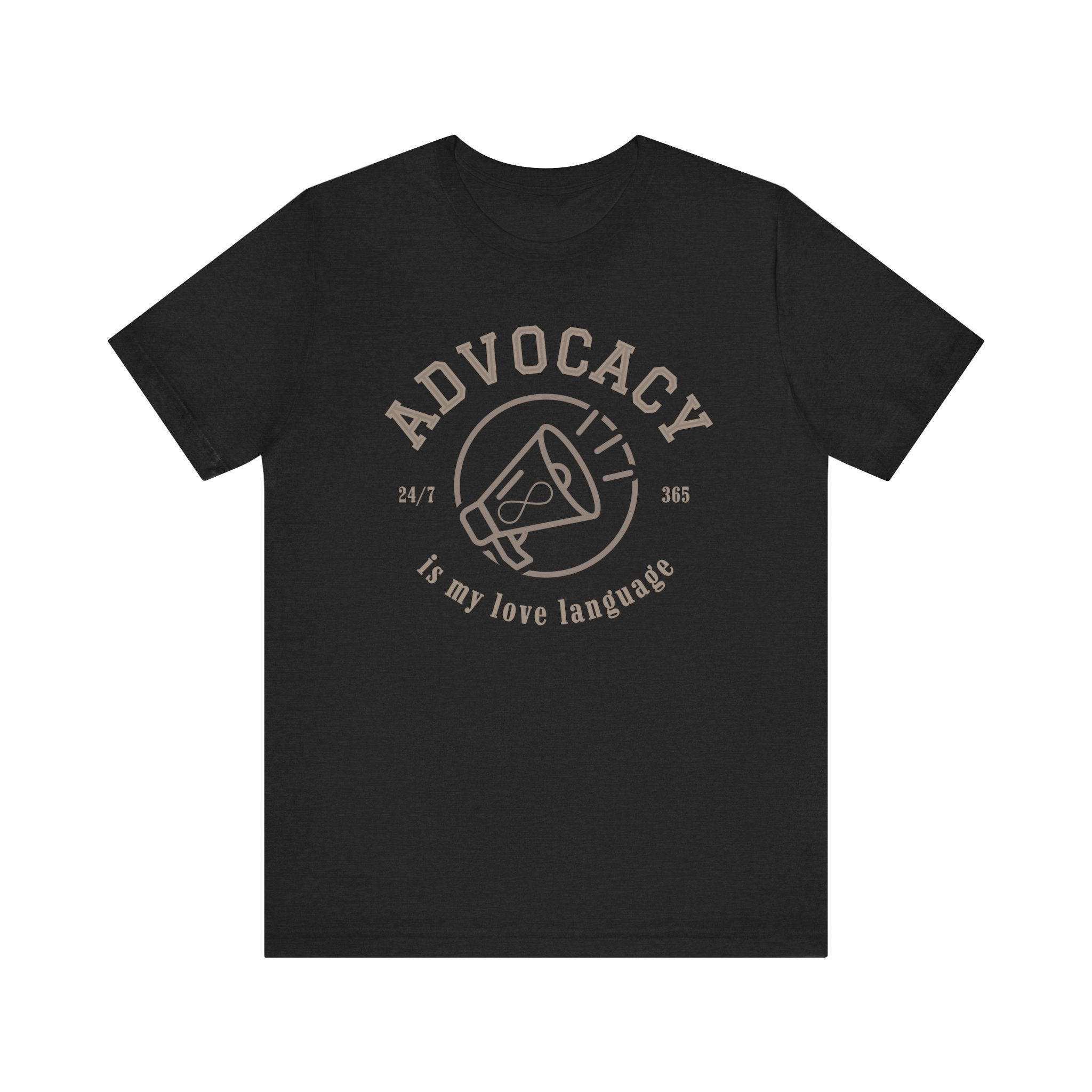Advocacy Love Language Unisex Jersey Short Sleeve Tee