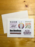 Sticker Sheet Blank Greeting Card